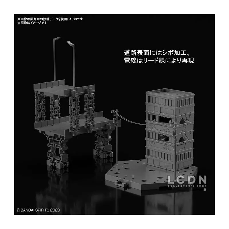 Gundam Customize Scene Base 06 City Area 1/144