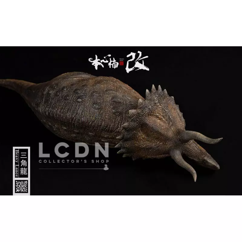 Nanmu Studio 1/35 Jurassic Series Heavy Lance Triceratops Version Malade Statue 171636