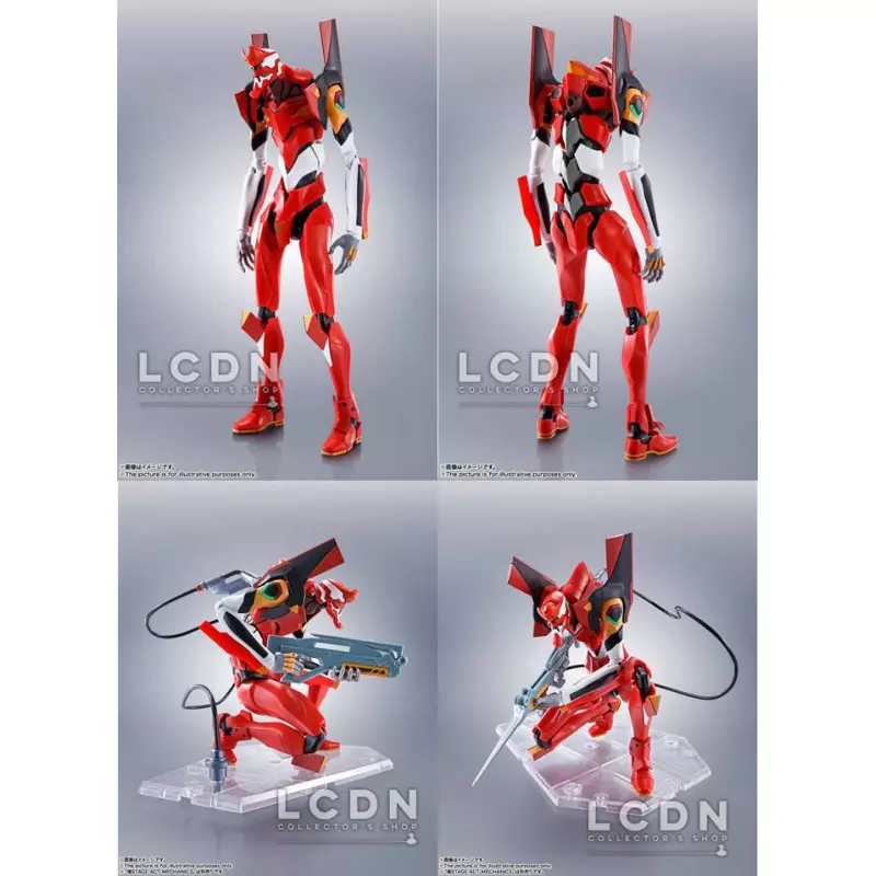 Rebuild of Evangelion Robot Spirits Action Figurine Side EVA Evangelion Production Model-02 17 cm