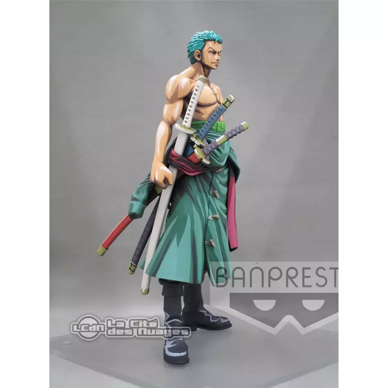  Banpresto - One Piece Roronoa Zoro Manga Dimensions Grandista  Figure : Toys & Games