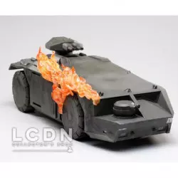 Aliens Burning M577 APC Armored Personnel Carrier Réplique PVC 1/18 40cm