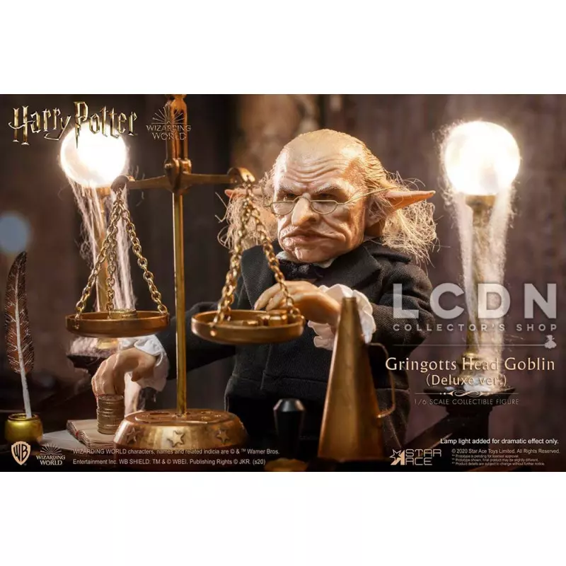 Harry Potter My Favourite Movie Action Figure 1/6 Gringotts Head Goblin Deluxe Version 20 cm