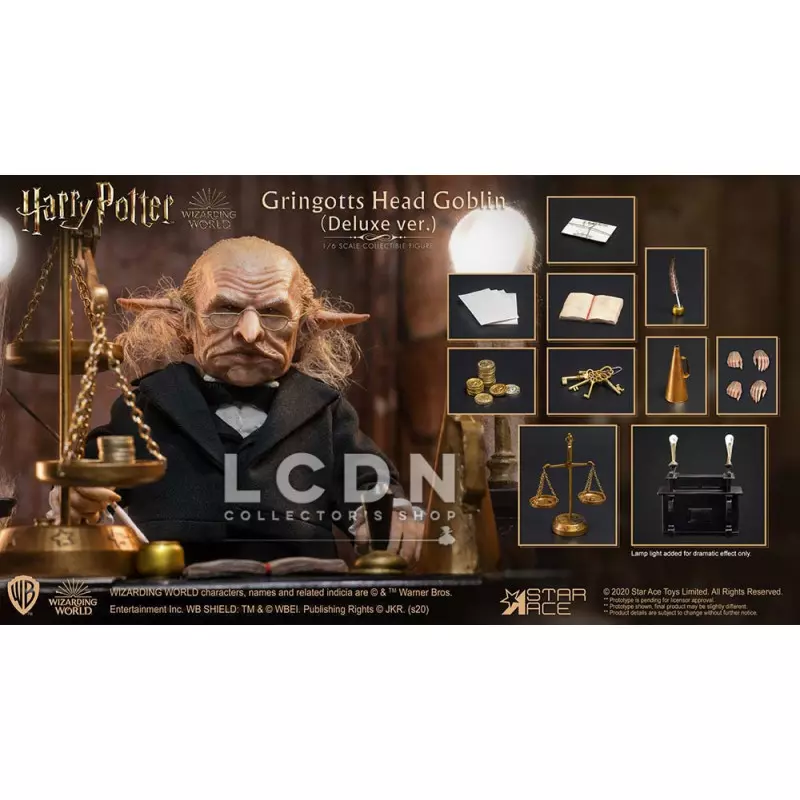 Harry Potter My Favourite Movie Action Figure 1/6 Gringotts Head Goblin Deluxe Version 20 cm