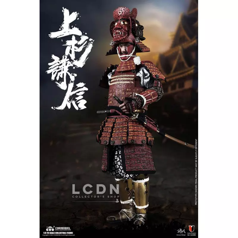 Series of Empires Diecast Alloy Uesugi Kenshin The God of War Exclusive Version 1/6 Action Figurine SE089 COOMODEL 30cm