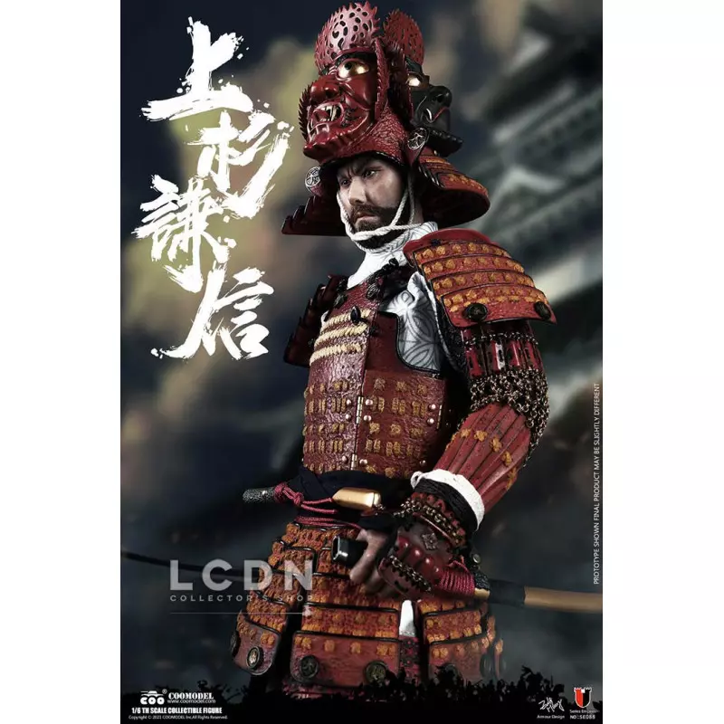 Series of Empires Diecast Alloy Uesugi Kenshin The God of War Exclusive Version 1/6 Action Figurine SE089 COOMODEL 30cm