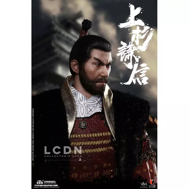 Series of Empires Diecast Alloy Uesugi Kenshin The God of War Exclusive Version 1/6 Action Figurine SE089 COOMODEL 30cm