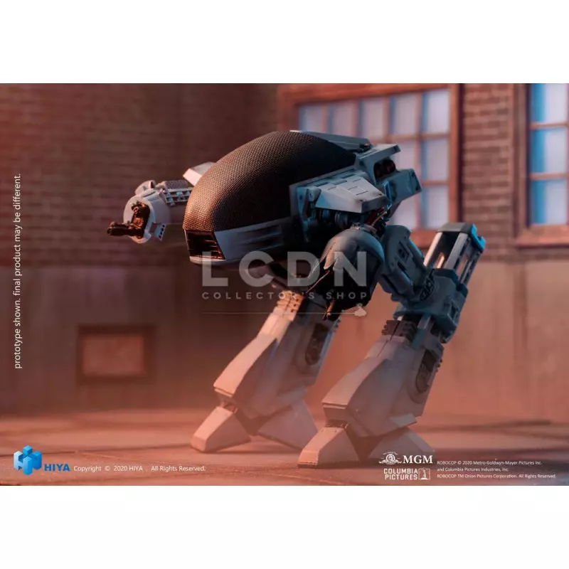 Robocop Exquisite Mini 1/18 Action Figurine ED209 15 cm avec son Battle Damaged Version