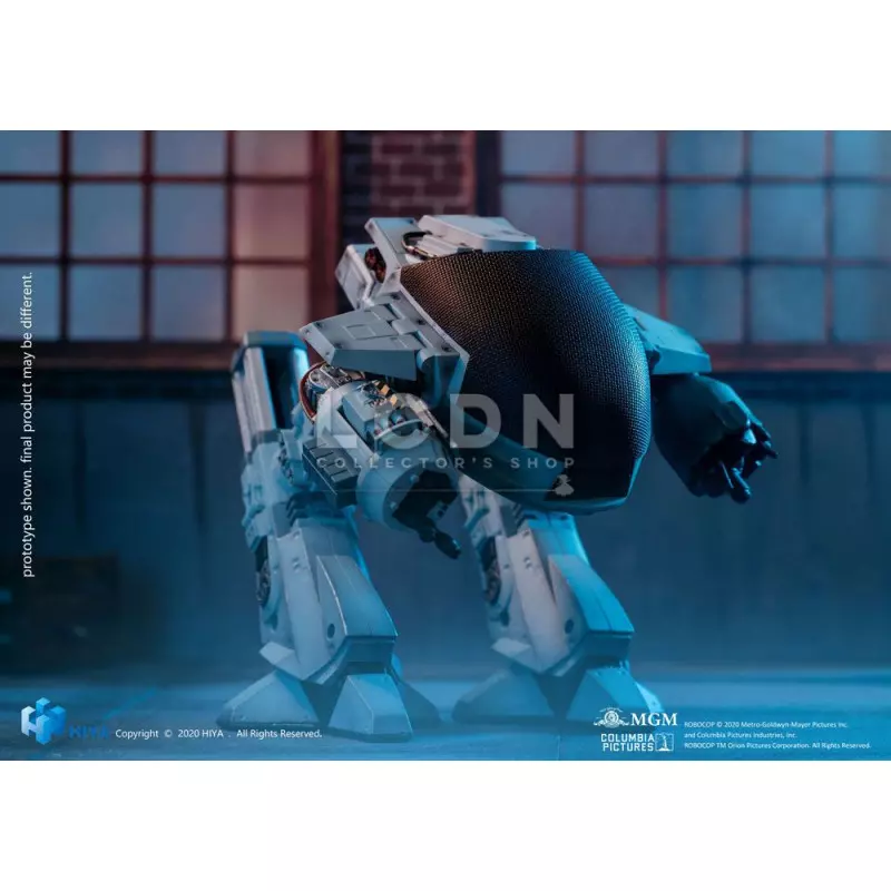 Robocop Exquisite Mini 1/18 Action Figurine ED209 15 cm avec son Battle Damaged Version