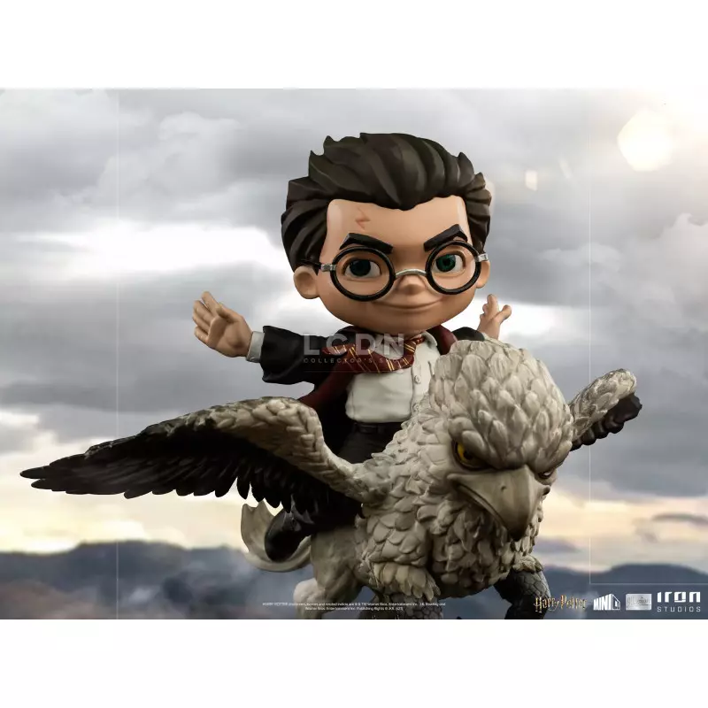 Harry Potter Mini Co. Illusion PVC Figurine Harry Potter &amp; Ventdebout ( Buckbeak ) 16 cm