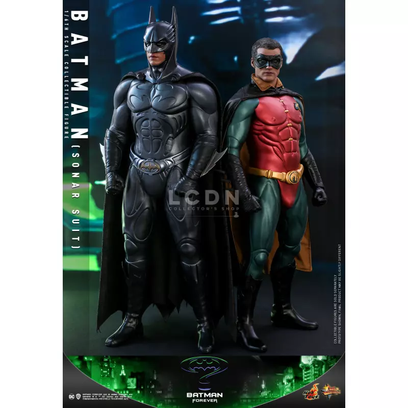 Hot Toys MMS593 Batman Forever Batman ( Sonar Suit ) Val Kilmer 1/6 Collectible Figure 32cm