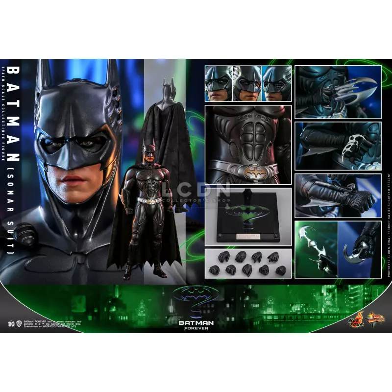 Hot Toys MMS593 Batman Forever Batman ( Sonar Suit ) Val Kilmer 1/6 Collectible Figure 32cm