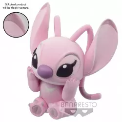 Disney Stitch & Angel Fluffy Puffy Figure Angel 14 cm