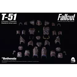Fallout 4 accessoires pour 1/6 figurine T-51 Power Armor Blackbird Armor Pack