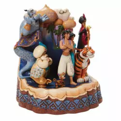 Disney Traditions Jim Shore Aladdin Carved by Heart Resin Statue 19.5cm