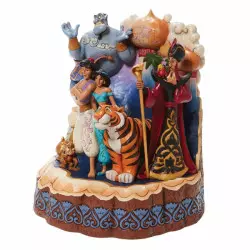 Disney Traditions Jim Shore Aladdin Carved by Heart Resin Statue 19.5cm