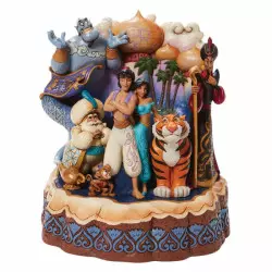 Disney Traditions Jim Shore Aladdin Carved by Heart Resin Statue 19.5cm