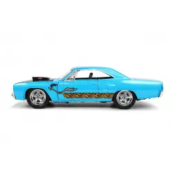 Looney Tunes 1970 Plymouth Road Runner Bip Bip avec Wile E. Coyote Figurine 32038 1/24