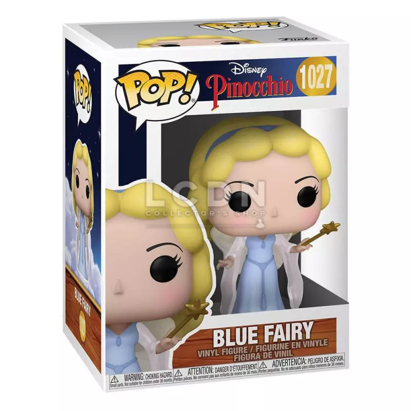 Disney Pinocchio 80th Anniversary POP! Movies Blue Fairy Vinyl Figure 10cm n°1027