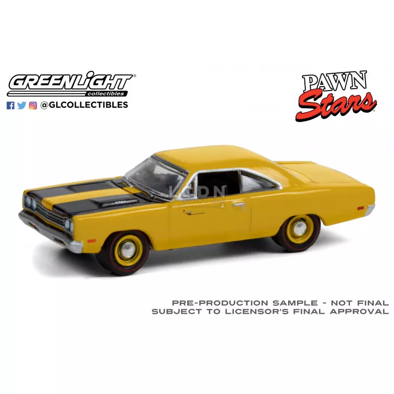 Greenlight Collectibles 86607 – Chevrolet Marathon A11 NYC Taxi 1974 – Échelle 1:43 – Jaune John Wick 3