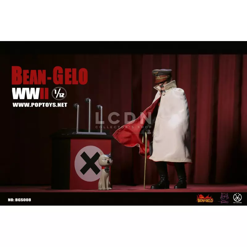 POPTOYS Bean-Gelo Series Part 3 BGS008 Action Figurine 1/12 Devil King Grey coat Version