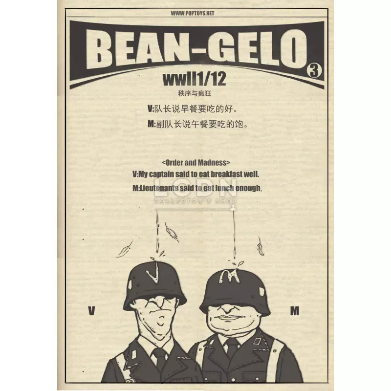 POPTOYS Bean-Gelo Series Part 3 BGS009 Action Figure 1/12