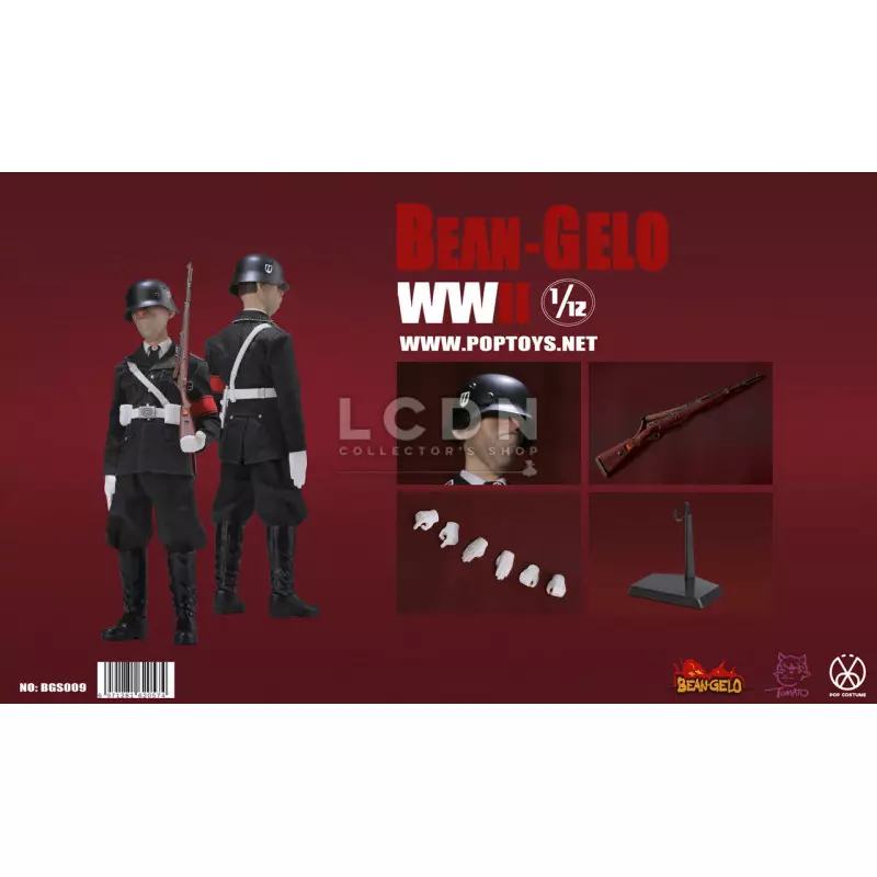 POPTOYS 1/12 Bean Gelo 第三弾 WW2 Black SS Amazon.co.jp: POPTOYS 1/12 Bean Gelo 第三弾 WW2 Black SS