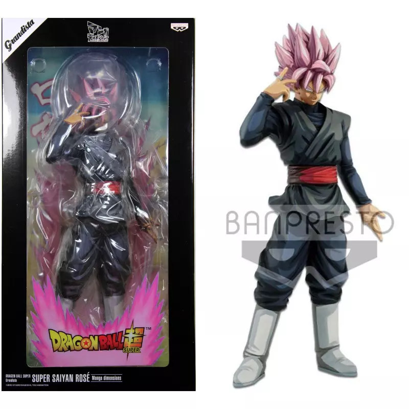 BLACK GOKU SUPER SAIYAN ROSE FIGURE DBZ - Animes-Figures