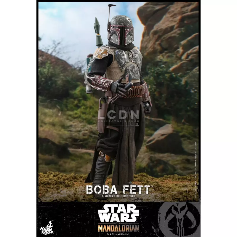 Hot Toys TMS033 Star Wars The Mandalorian Boba Fett 1/6 Collectible Action Figure 30cm