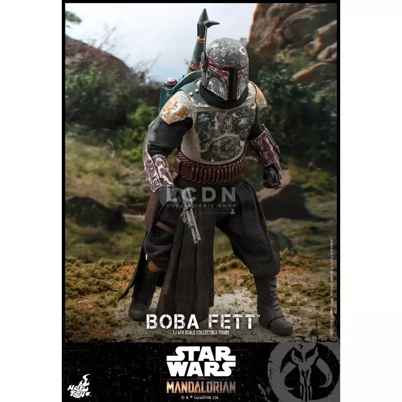 Hot Toys TMS033 Star Wars The Mandalorian Boba Fett 1/6 Collectible Action Figure 30cm