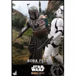 Hot Toys TMS033 Star Wars The Mandalorian Boba Fett 1/6 Collectible Action Figure 30cm