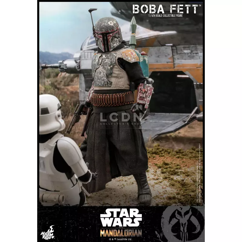 Hot Toys TMS033 Star Wars The Mandalorian Boba Fett 1/6 Collectible Action Figure 30cm