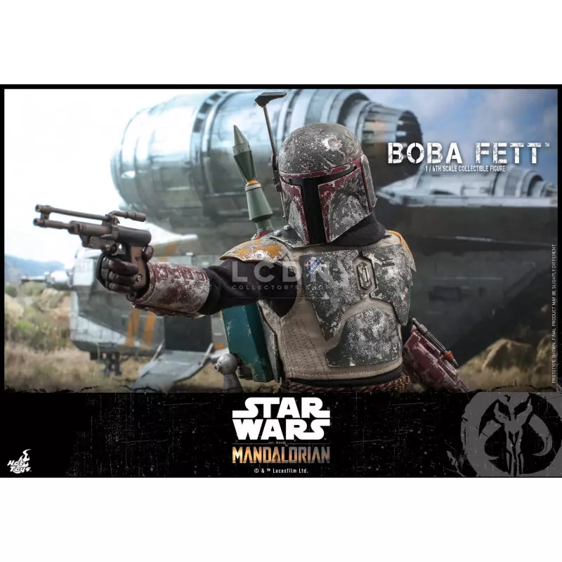 Hot Toys TMS033 Star Wars The Mandalorian Boba Fett 1/6 Collectible Action Figure 30cm