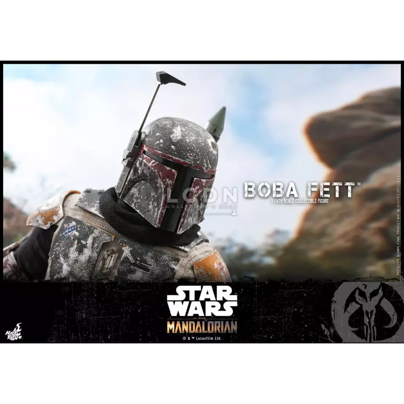 Hot Toys TMS033 Star Wars The Mandalorian Boba Fett 1/6 Collectible Action Figure 30cm
