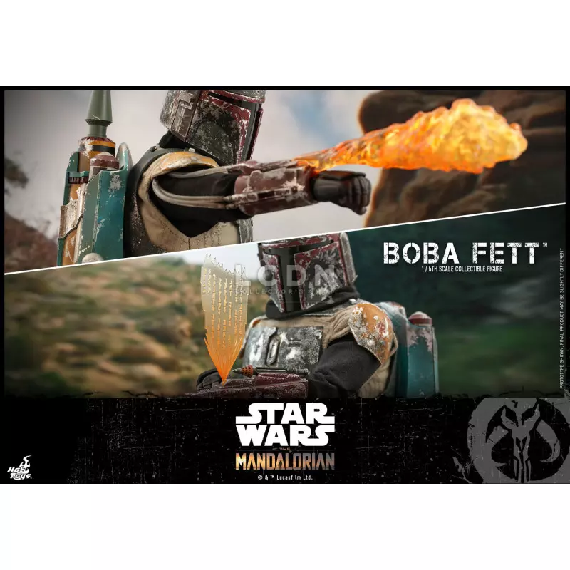 Hot Toys TMS033 Star Wars The Mandalorian Boba Fett 1/6 Collectible Action Figure 30cm
