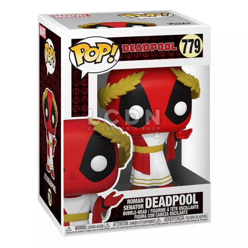 Deadpool 30th Anniversary POP! Marvel Roman Senator Deadpool Vinyl Figure 10cm n°779