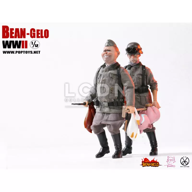 POPTOYS BGS002 Bean Gelo 1/12フィギュア ジョージ POPTOYS Bean Gelo Series Skinny Guy Franz BGS001 Action Figure 1/12