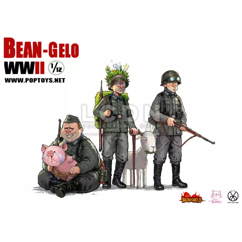 POPTOYS Bean Gelo Series Fat Guy George BGS002 Action Figure 1/12