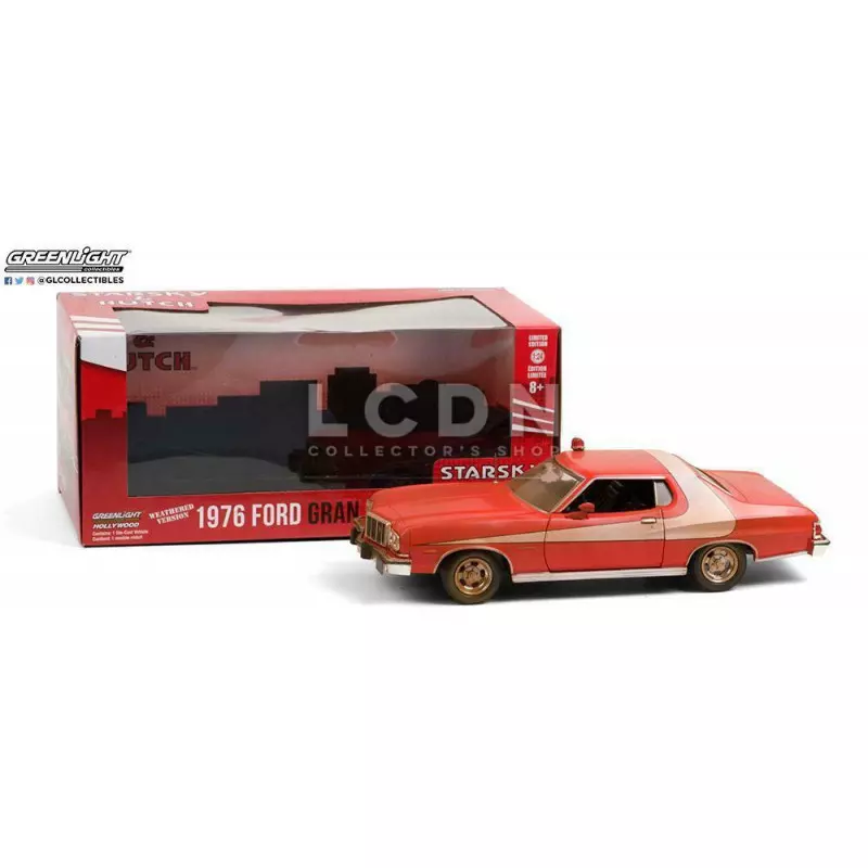 Starsky et Hutch 1976 Ford Gran Torino Weathered Version Sale 84121 1/24