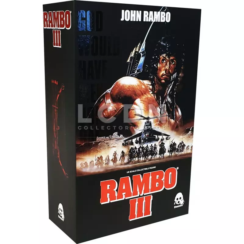 RAMBO II figurine 1/6 John Rambo Threezero 1/6 en PVC 30cm