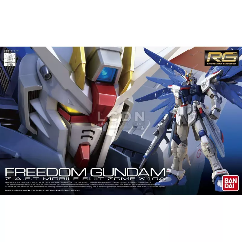 RG Gundam Gunpla 05 Freedom ZGMF-X10A Gundam 1/144 Maquette 13cm