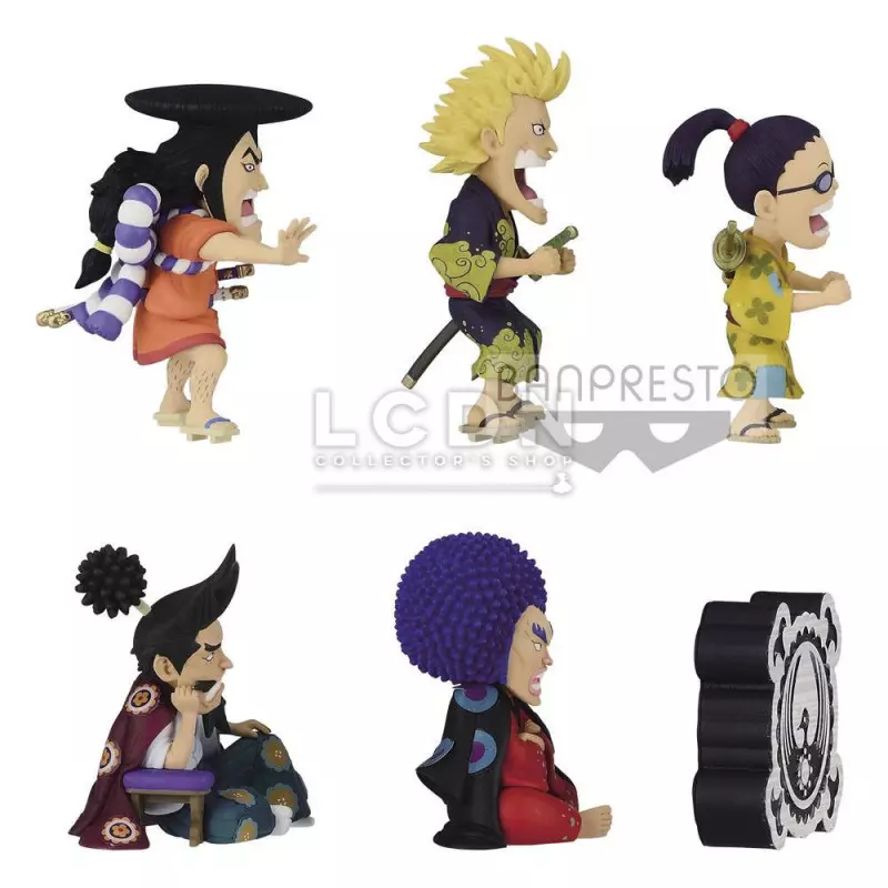 One Piece World Collectable Figure (WCF) Wanokuni Kaisouhen Vol. 1 set of 6 figurines 7cm