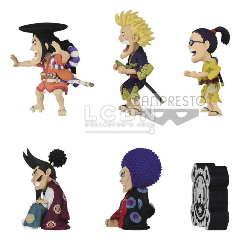 One Piece World Collectable Figure (WCF) Wanokuni Kaisouhen Vol. 1 set of 6 figurines 7cm
