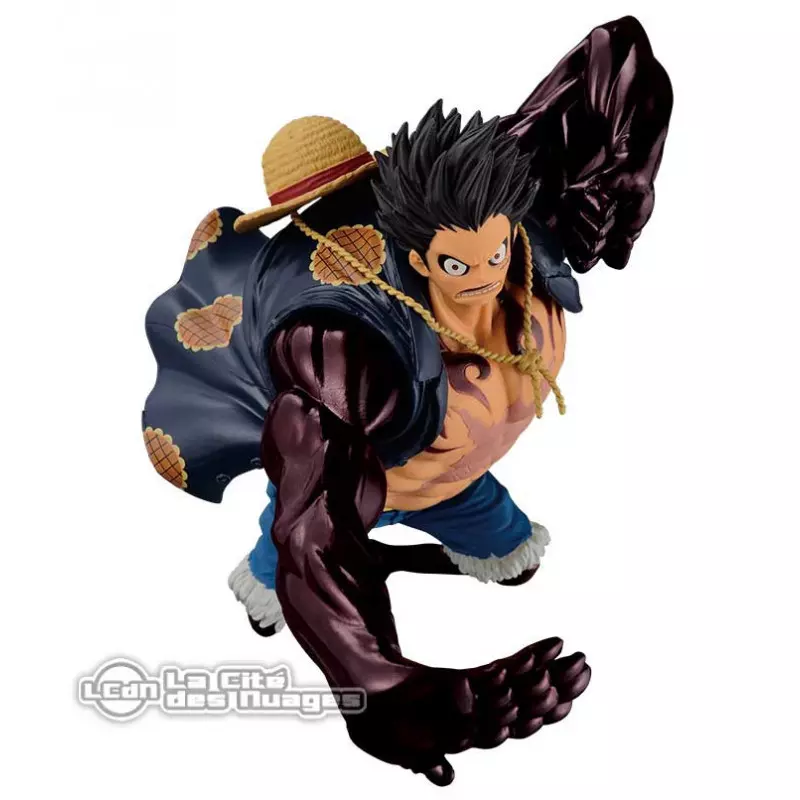 Monkey D. Luffy Figurine One Piece Figure Luffy Gear 4, Figure Wano Kuni  Anime Monkey D Luffy Figure, Figurine Décoration Objet[4]