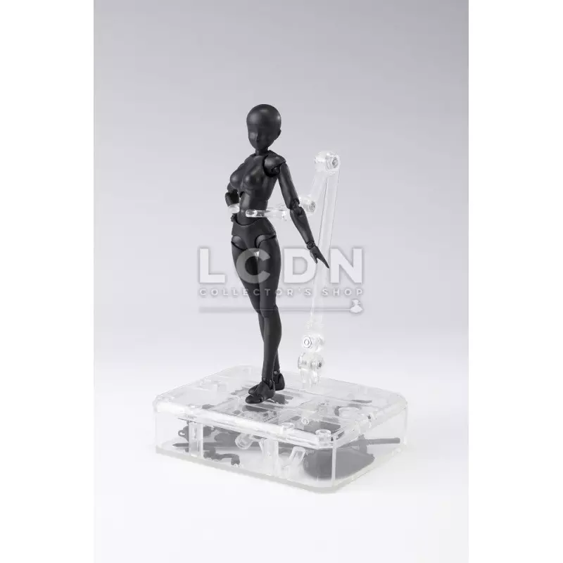 Corps Femme Noir S.H.Figuarts (Body-chan DX Set 2 Solid Black Color Ver.) Action Figurine 13cm