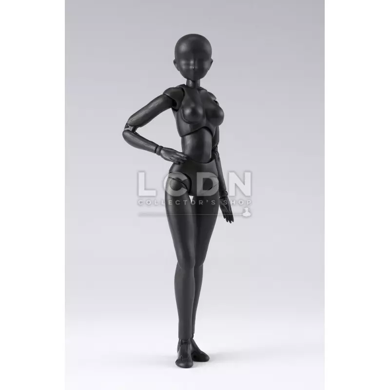 Corps Femme Noir S.H.Figuarts (Body-chan DX Set 2 Solid Black Color Ver.) Action Figurine 13cm