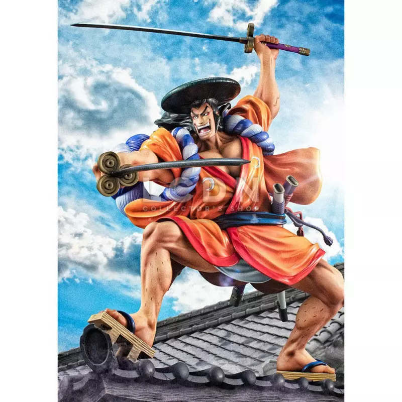 One Piece Statue PVC Portrait Of Pirates Warriors Alliance Oden Kozuki 21cm