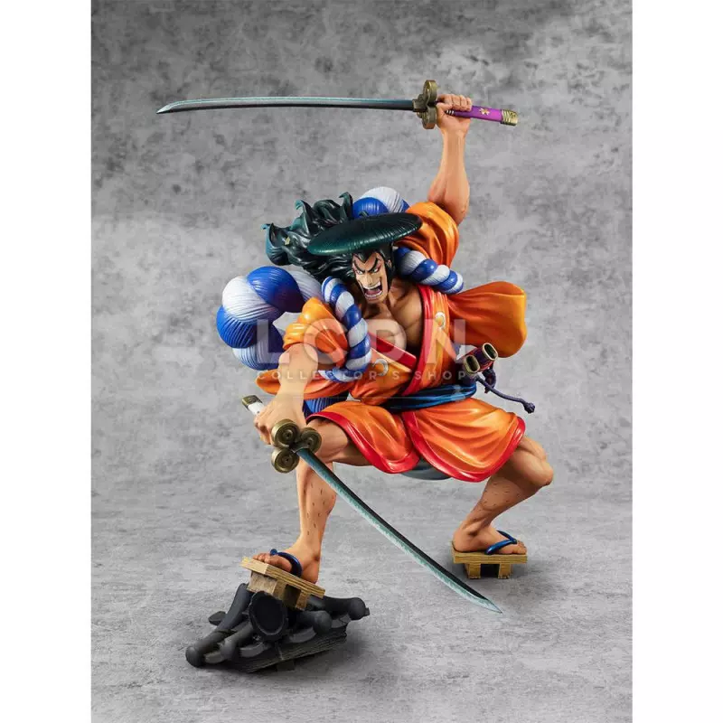 One Piece Statue PVC Portrait Of Pirates Warriors Alliance Oden Kozuki 21cm