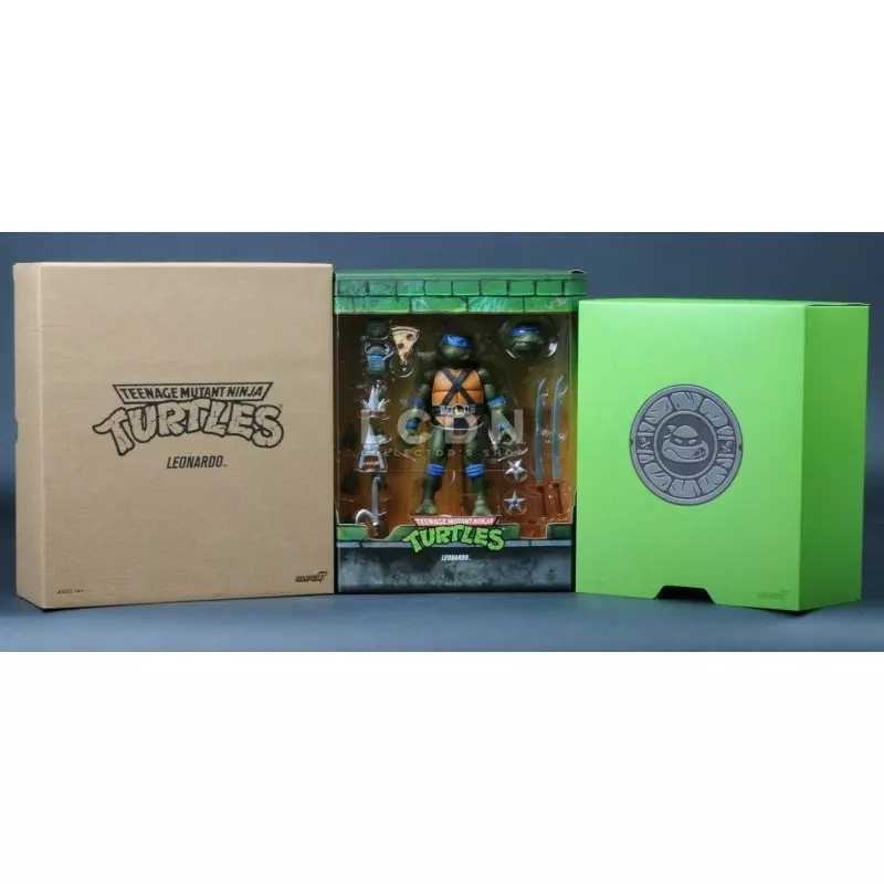 Les Tortues Ninja ( Teenage Age Mutant Ninja Turtles TMNT ) Action Figurine Ultimates Leonardo 18cm