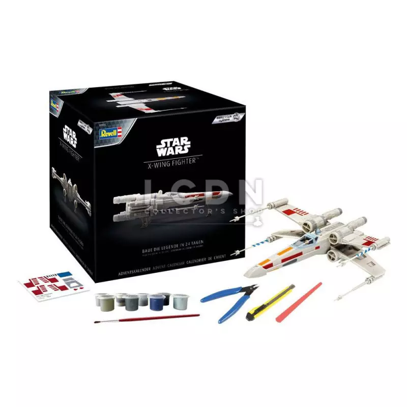Star Wars Advent Calendar Model Kit RC X Wing Fighter 21cm