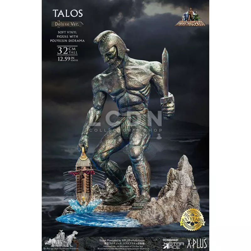 Ray Harryhausens Talos Deluxe Version SA9029 Star Ace Jason et les Argonautes Statue Soft Vinyl 32cm